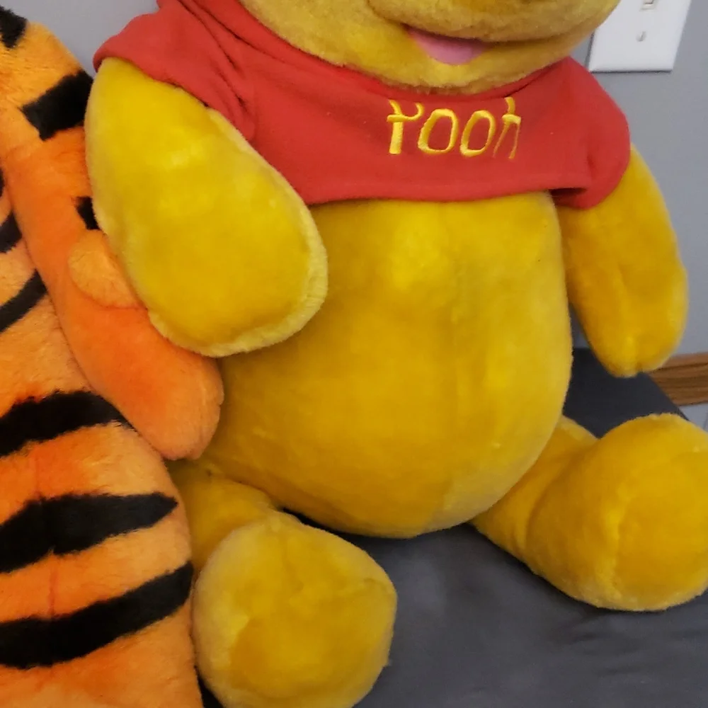 ❌2 Working Talking Tigger and Pooh Vintage Plushies - Picture 5 of 7